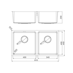 Chậu rửa chén Malloca MS 6081 (Lắp âm)